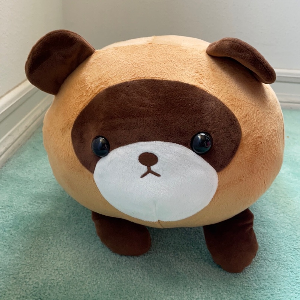 NWT Amuse Tanuki Raccoon Plush